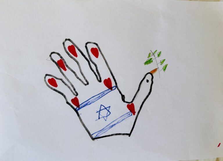 הציור של מיכאל לייבו, בן 7